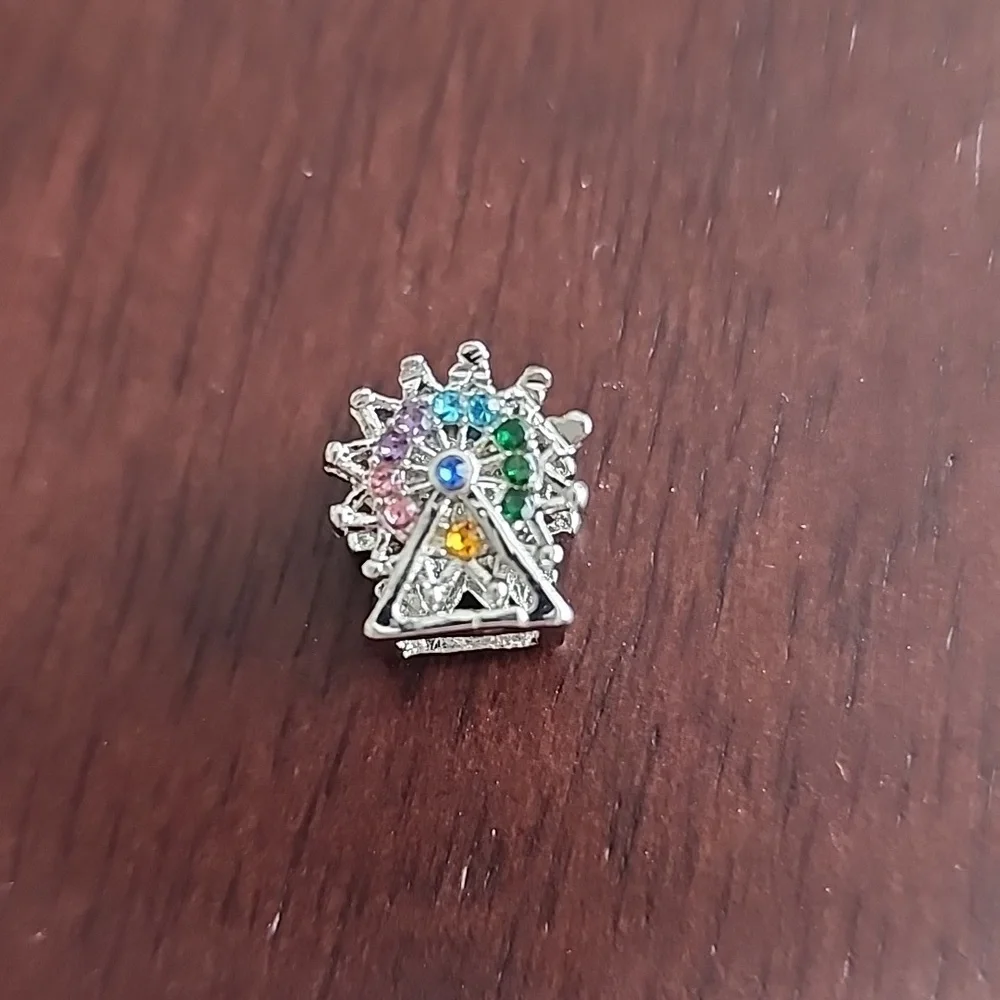 Ferris WHEEL Charm for European Style Bracelets Fits Pandora Systems - Picture 2 of 6